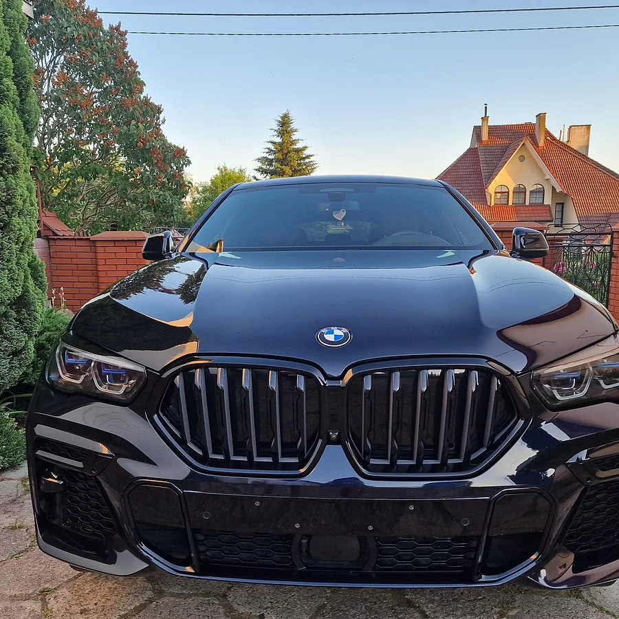 BMW X6 po detailingu — przód